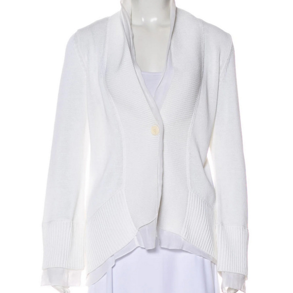 Brunello Cucinelli Ivory/Cream Cardigan Sweater L